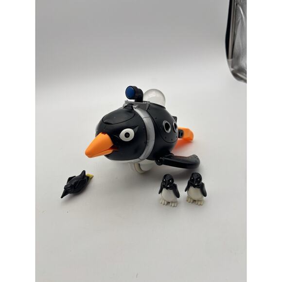 Fisher-Price Other - Fisher Price Imaginext DC Super Friends Penguin Submarine Vehicle w/ 3 Penguins